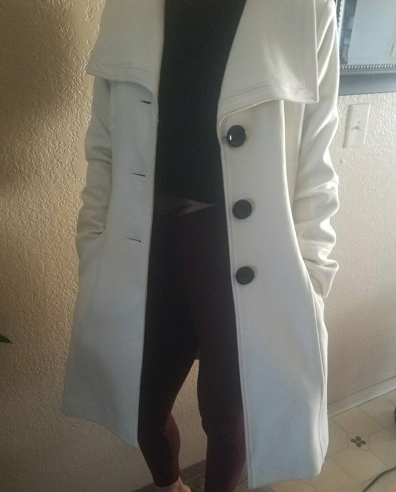 Guess Wool Outerwear Winter Coat M